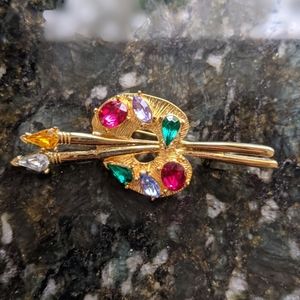 Vintage Rhinestone Brooch